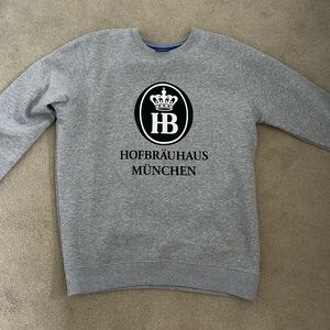 Hofbrahaüs München Authentic Grey Crewneck Sweatshirt